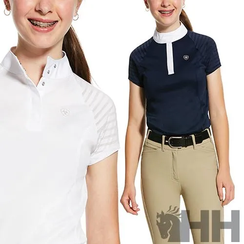 Polo Concurso Ariat Aptos Vent Manga Corta Niña