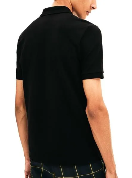 polo lacoste live unisex strech negro 