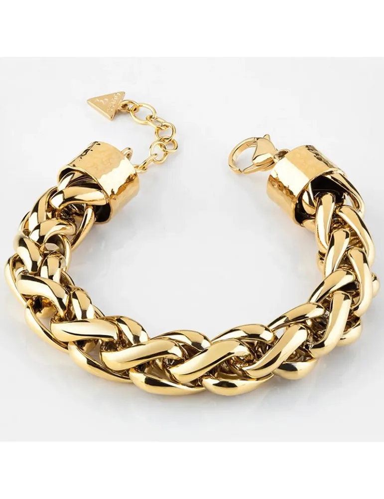 Pulsera Guess Mujer Enchainted Acero Dorado