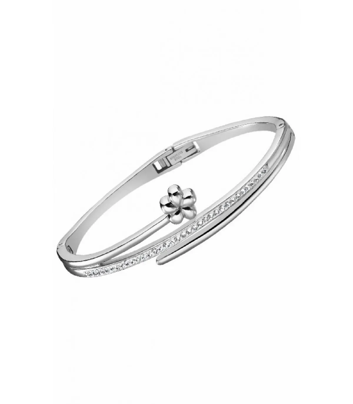 PULSERA LOTUS STYLE FLOR MUJER DE ACERO INOXIDABLE  LS18432/2