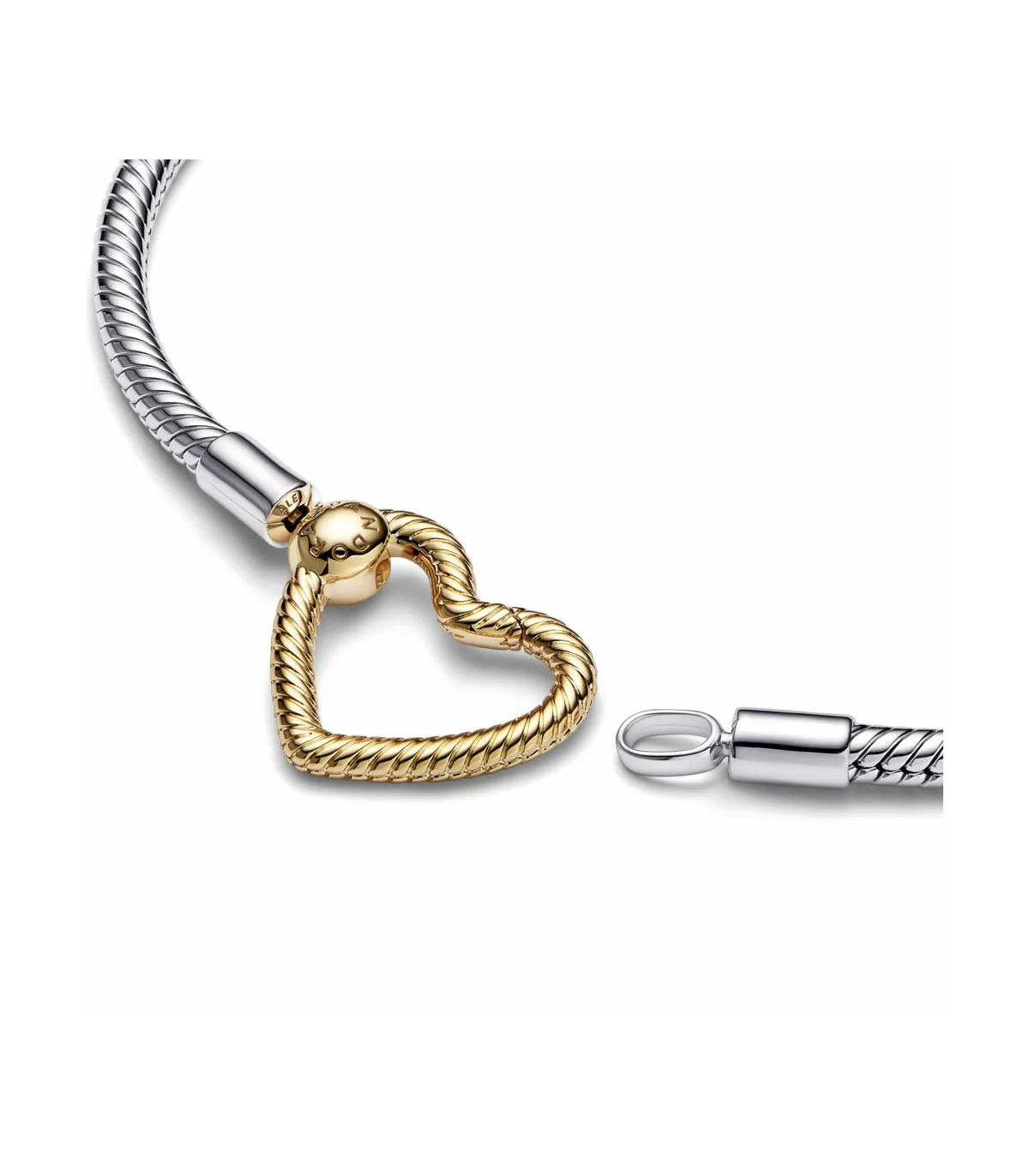 PULSERA PANDORA MOMENTS CIERRE CORAZóN DORADO  569539C00