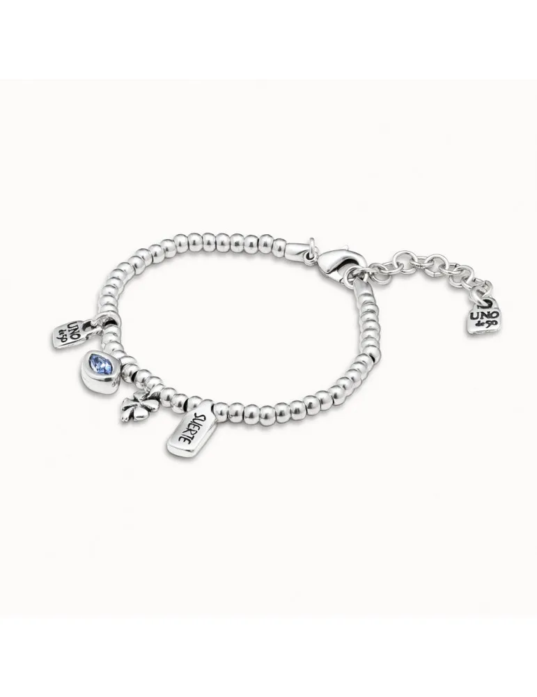 Pulsera Uno de 50 I´m Waiting 4u Suerte Azul