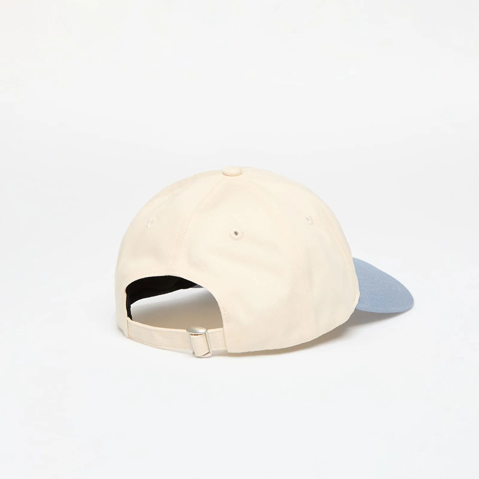 Queens Cap Essential Two Color Cap Natural/ Baby Blue Universal