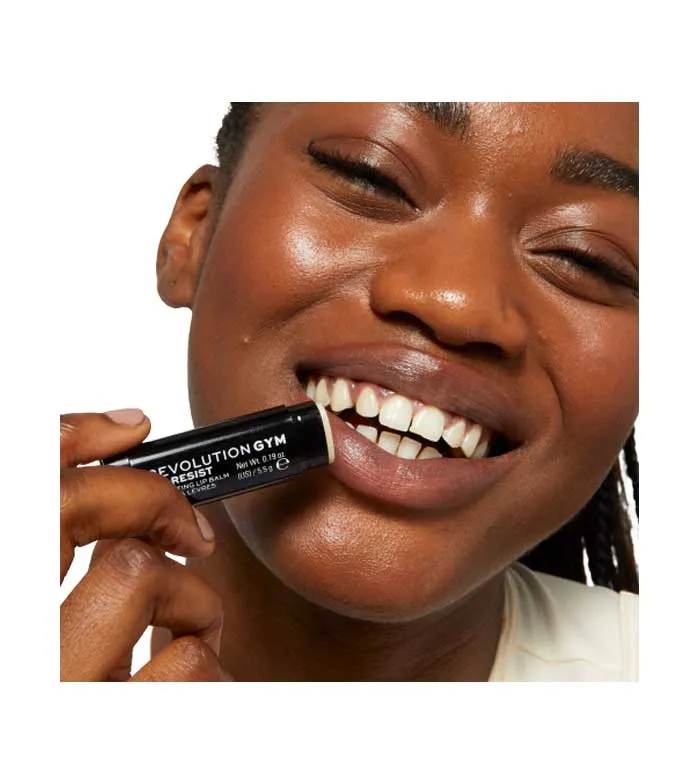 REVOLUTION GYM  BáLSAMO DE LABIOS LIP RESIST  VANILLA CLEAR