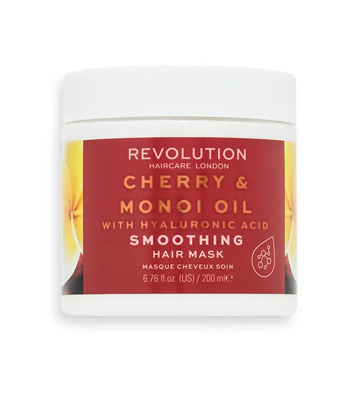 REVOLUTION HAIRCARE  MASCARILLA ALISANTE CON CEREZA Y ACEITE DE MONOI