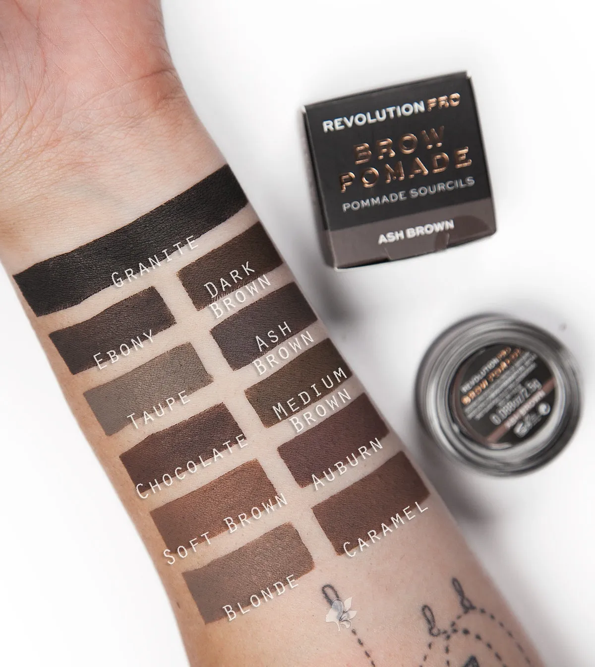 REVOLUTION PRO  POMADA PARA CEJAS  CHOCOLATE