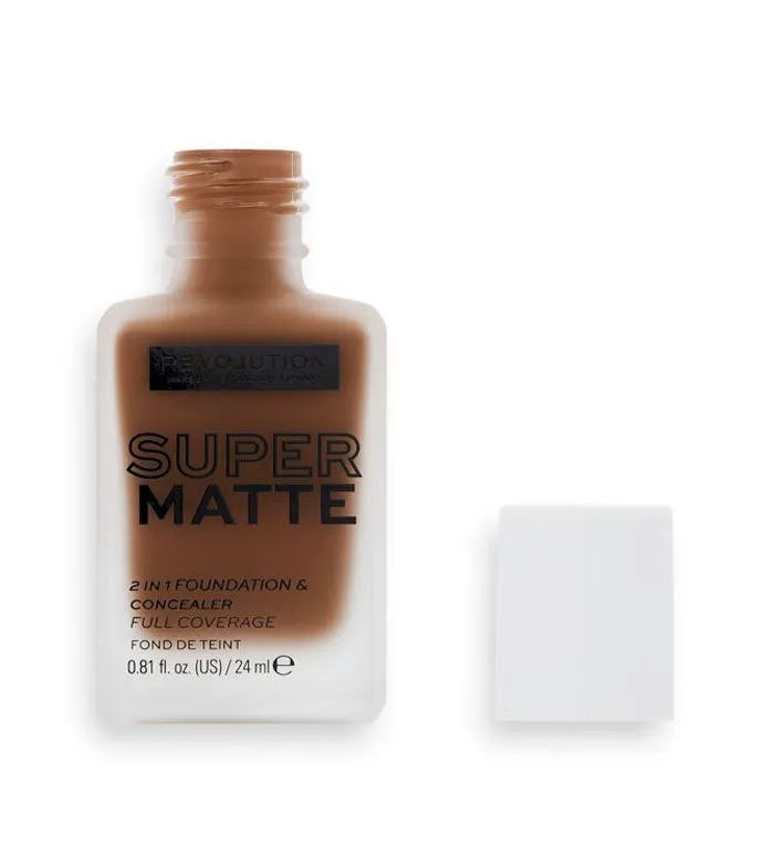 REVOLUTION RELOVE  BASE DE MAQUILLAJE SUPER MATTE  F15