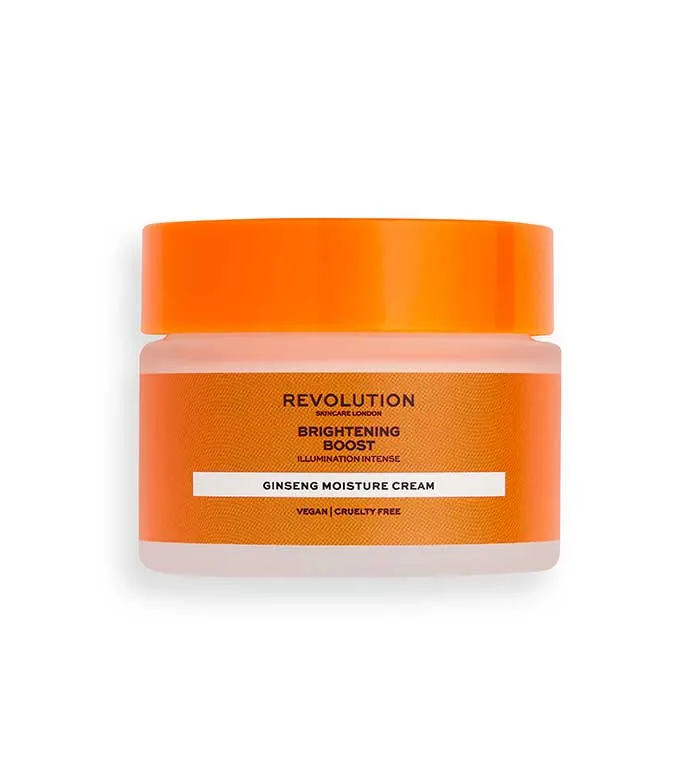 REVOLUTION SKINCARE  CREMA HIDRATANTE CON GINSENG  BRIGHTENING BOOST