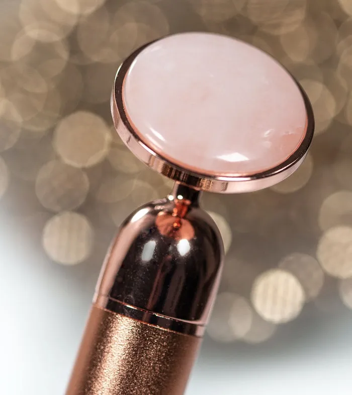 REVOLUTION SKINCARE  RODILLO FACIAL DE CUARZO ROSA CON VIBRACIóN