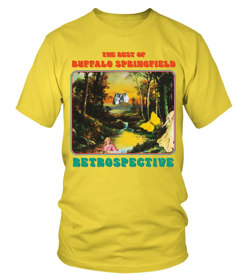 RK60SYL. BUFFALO SPRINGFIELD  RETROSPECTIVE THE BEST OF BUFFALO SPRINGFIELD CAMISETA CUELLO REDONDO UNISEX