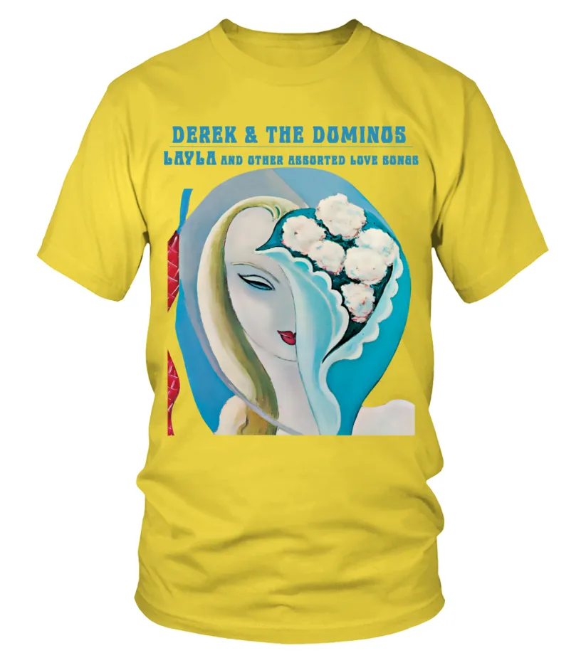 RK70S012YL. DEREK &AMP; THE DOMINOS  LAYLA AND OTHER ASSORTED LOVE SONGS  CAMISETA CUELLO REDONDO UNISEX