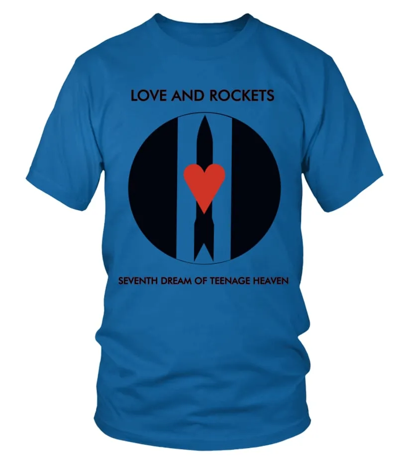 RK80S570BL. LOVE AND ROCKETS  SEVENTH DREAM OF TEENAGE HEAVEN CAMISETA CUELLO REDONDO UNISEX