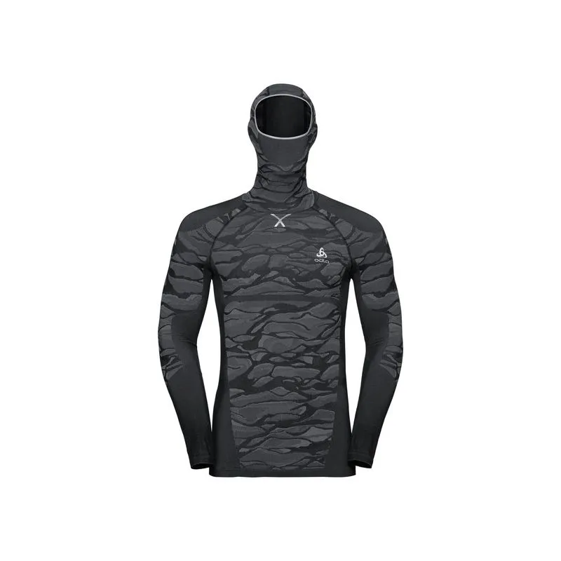 ROPA INTERIOR ODLO MáSCARA FACIAL PERFORMANCE BLACKCOMB (NEGRO  ODLO GRIS ACERO  PLATA) HOMBRE