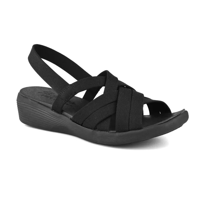 Sandalia Casual Skechers Arya True Calling Black