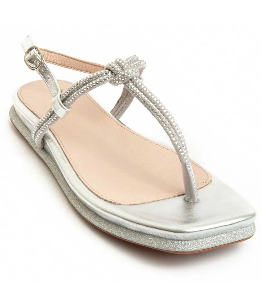 Sandalia Para Mujer.  Montevita  Prins2  91711 Plateado