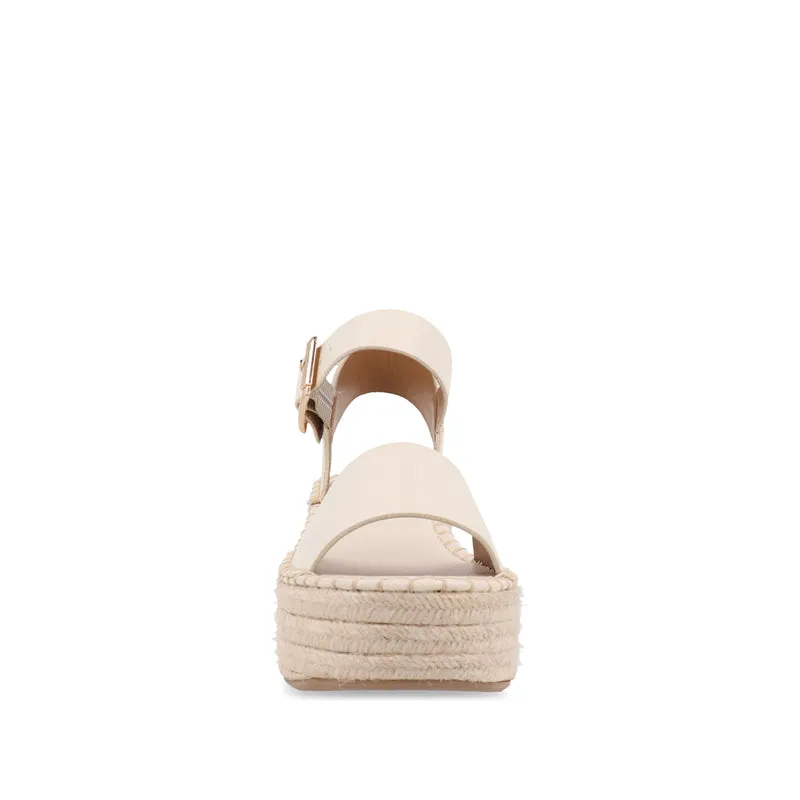 Sandalia Trender color Hueso para Mujer