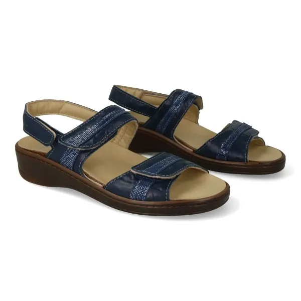 SANDALIAS CONFORT MUJER PIEL MOD. ANGIE MARINO