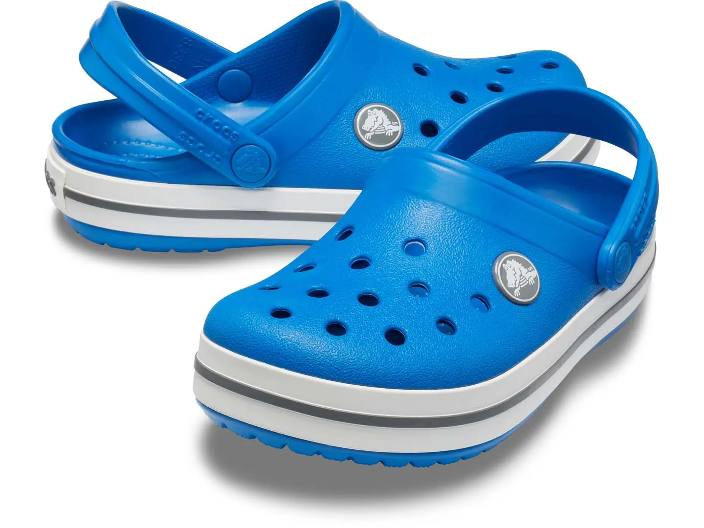 Sandalias Crocs Crocband Azul Para Niño