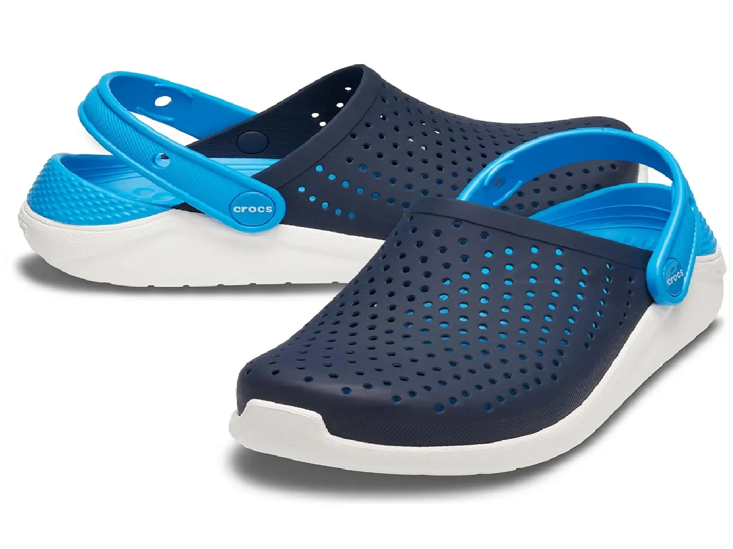 Sandalias Crocs Literide Azul Para Niño