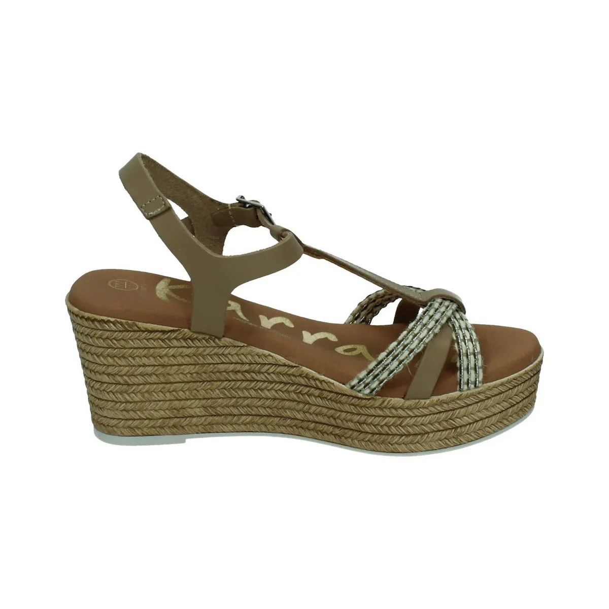 Sandalias cuÑa alta