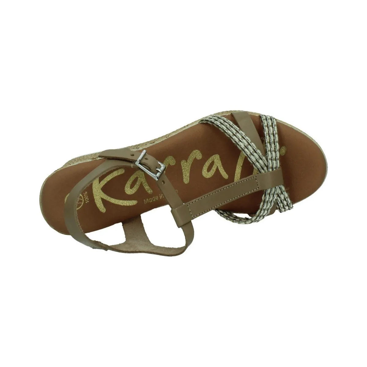 Sandalias cuÑa alta