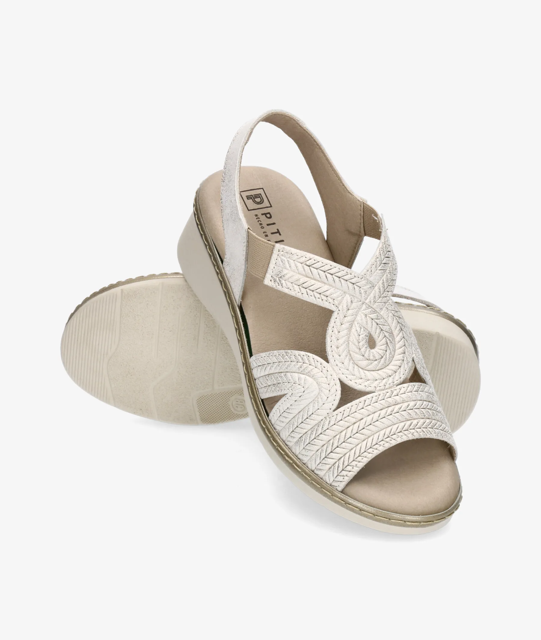 Sandalias Pitillos 5042 en oro