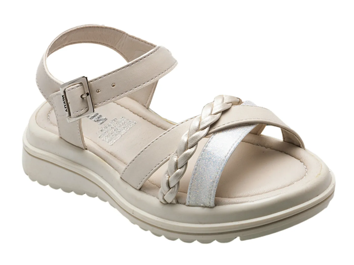 Sandalias Yuyin 23085 Blanco Para Niña