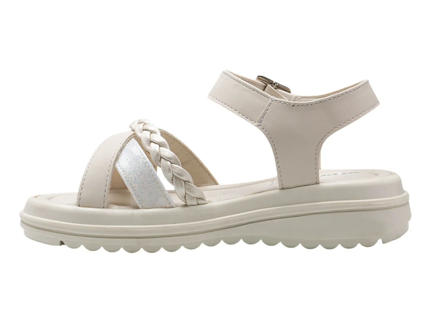 Sandalias Yuyin 23085 Blanco Para Niña