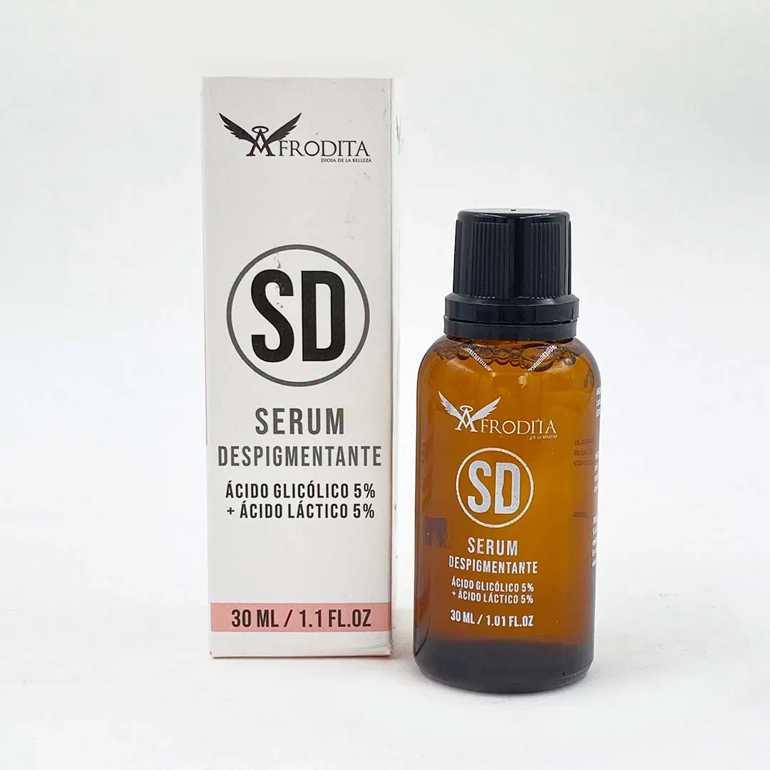 Serum Despigmentante | cido Láctico y Glicólico 5% – Afrodita
