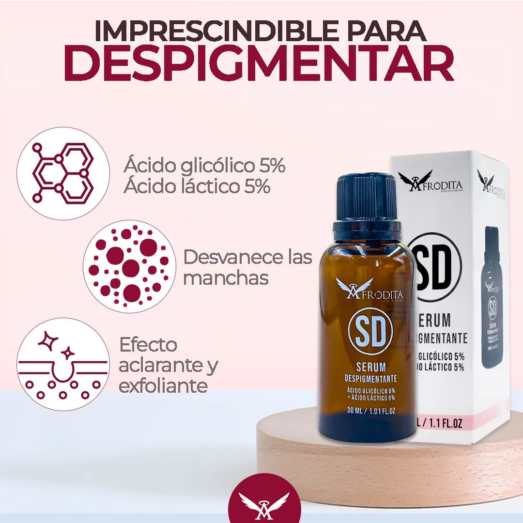 Serum Despigmentante | cido Láctico y Glicólico 5% – Afrodita