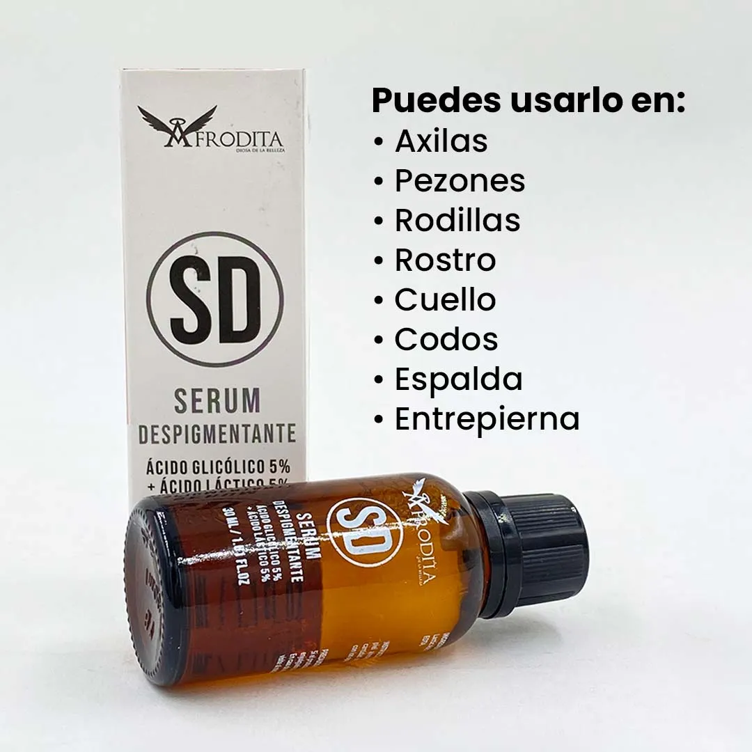 Serum Despigmentante | cido Láctico y Glicólico 5% – Afrodita