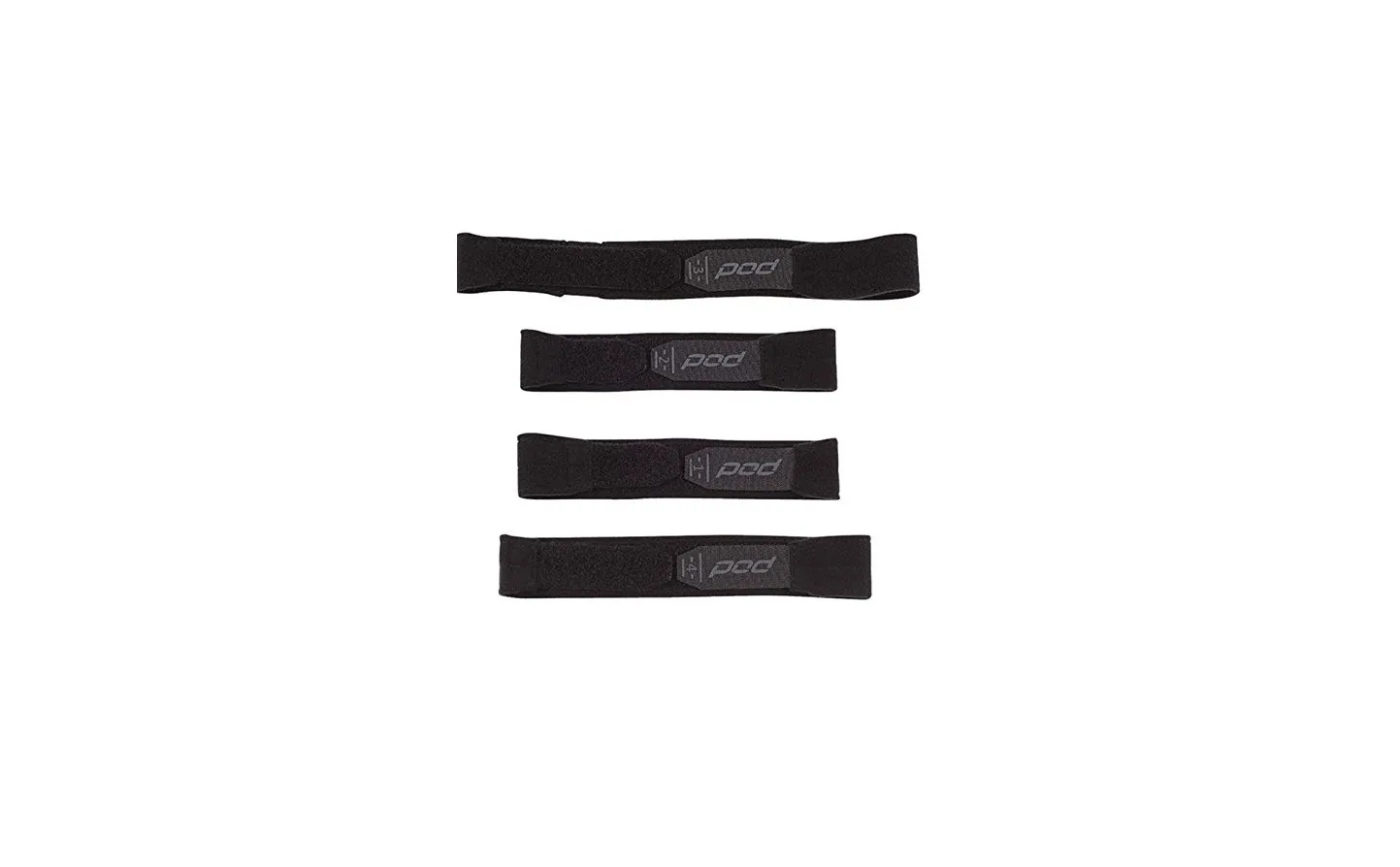 SET CINCHAS CON VELCROS POD NEGRO (UNA RODILLERA) |KP330014|