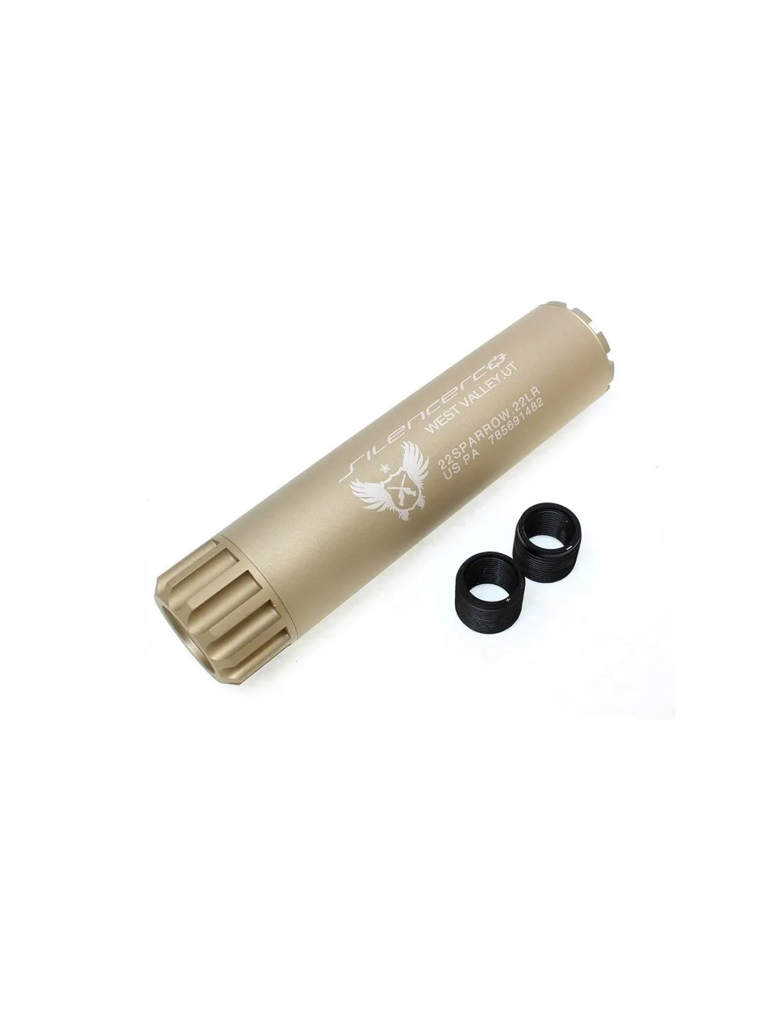 Silenciador WAU 145mm tan