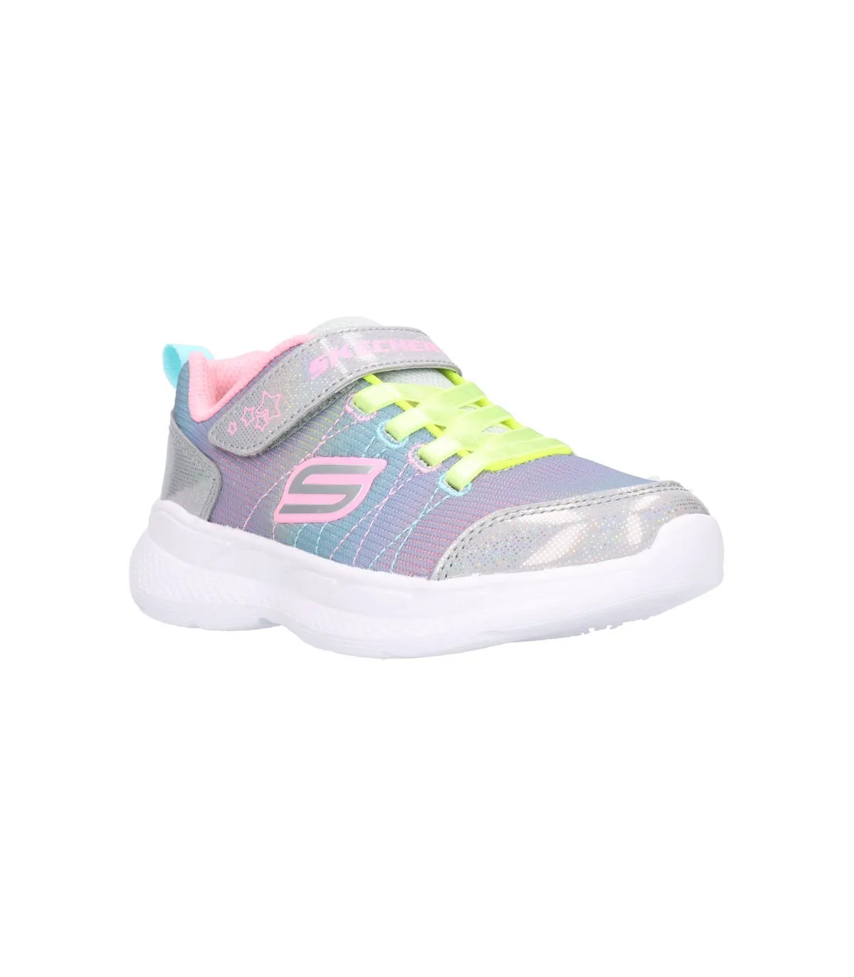 SKECHERS 303518L GYMT Niña Plata
