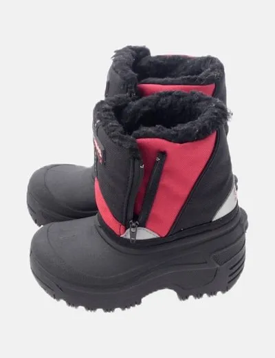 Skechers Bota negra combinada