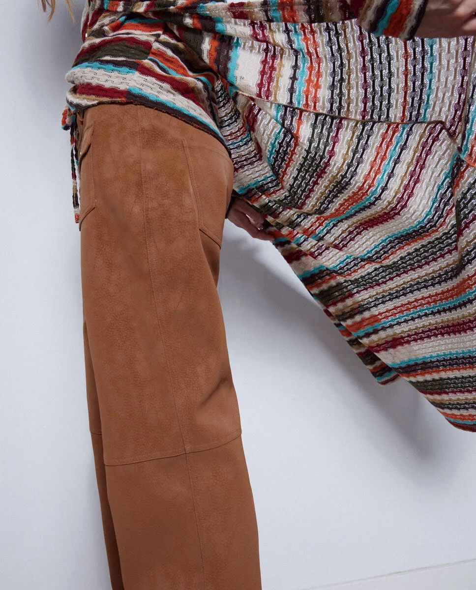 Slowlove Pantalón efecto piel desgastada
