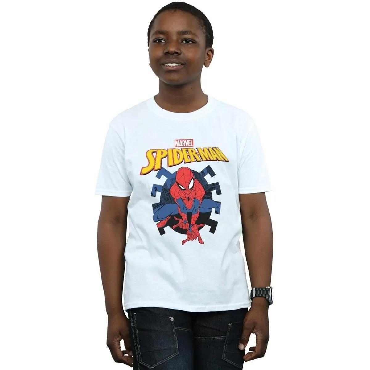 SPIDERMAN WEB SHOOTING EMBLEM LOGO