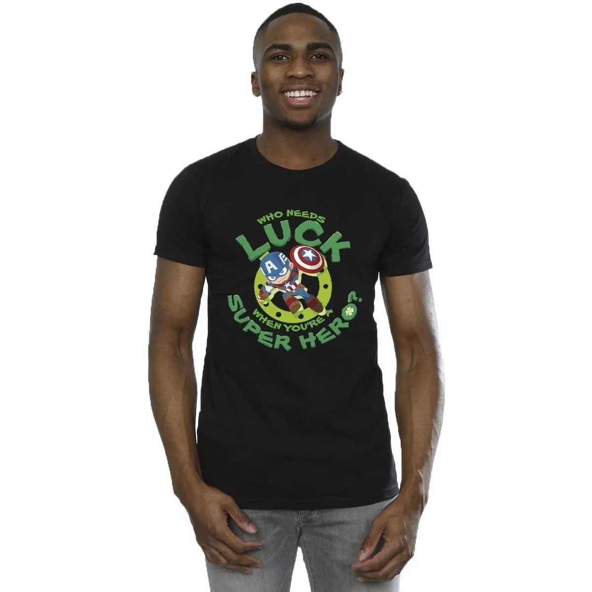 St Patrick's Day Captain America Luck