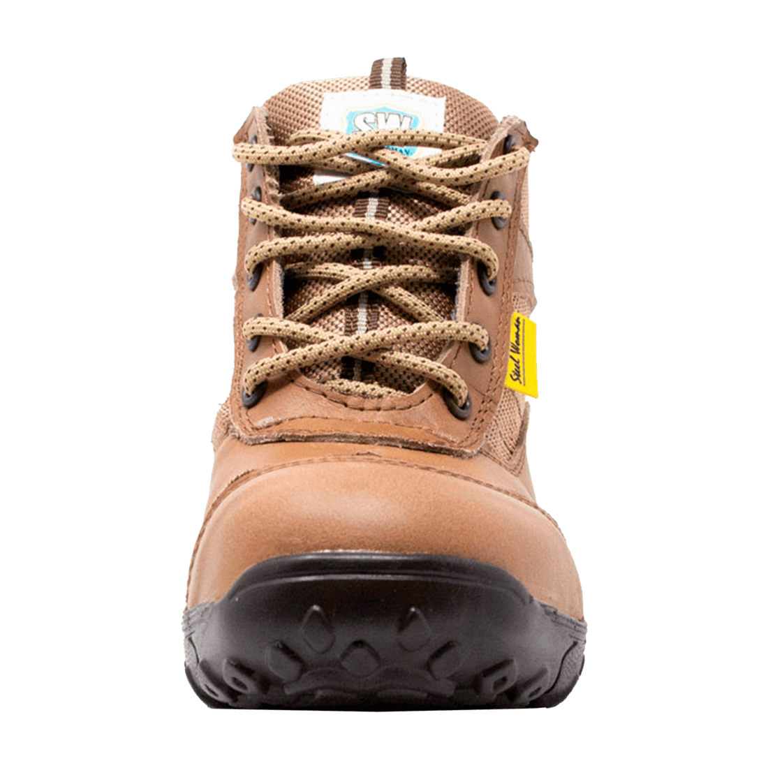 STEEL WOMAN PPSWCAFEWM04.5 TALLA 36 ZAPATO PARA MUJER CUERO DE VACA DIELECTRICO PUNTA METALICA CAFE