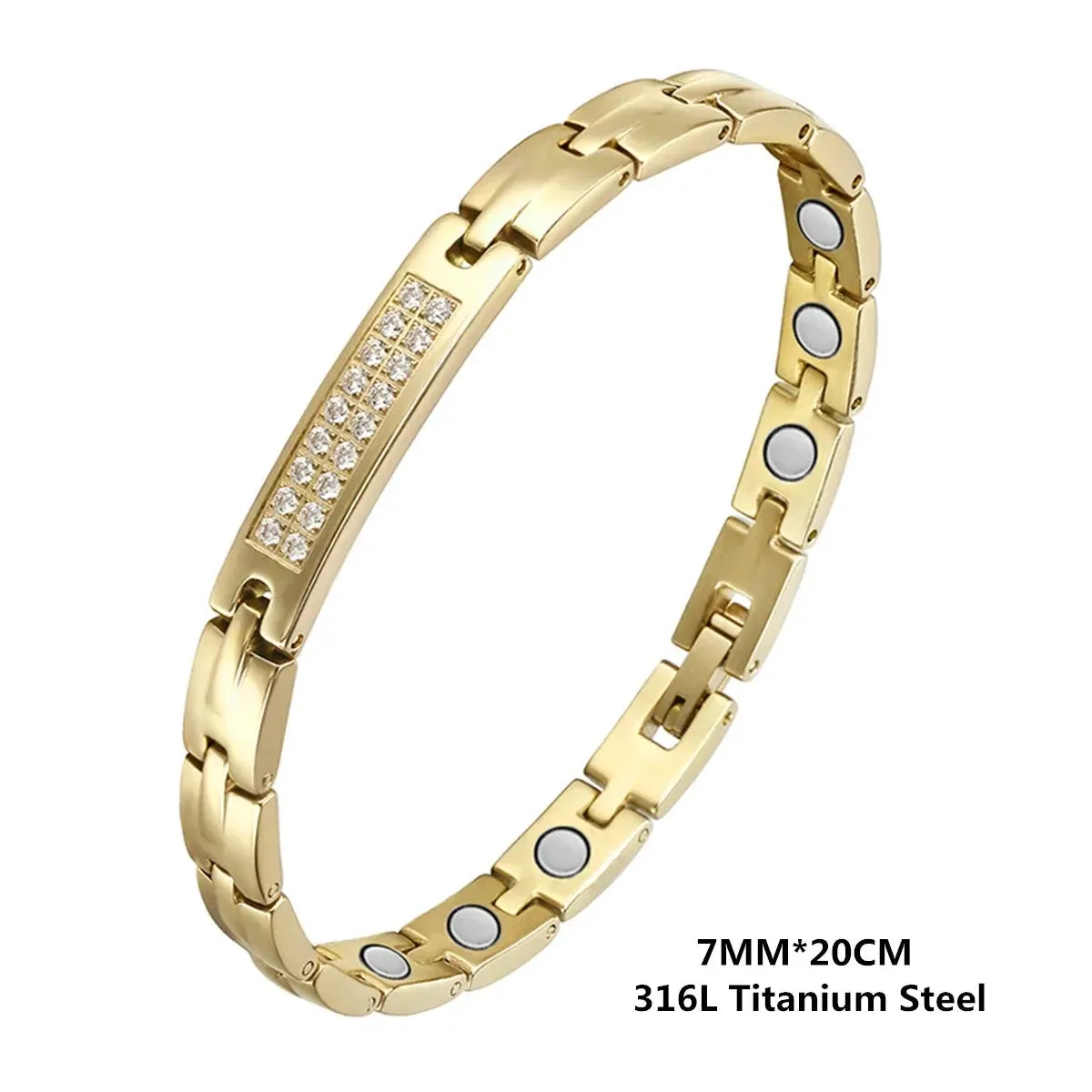 Strong Magnetic Titanium Steel Bracelets Magnetic Therapy Bracelet for men and women
