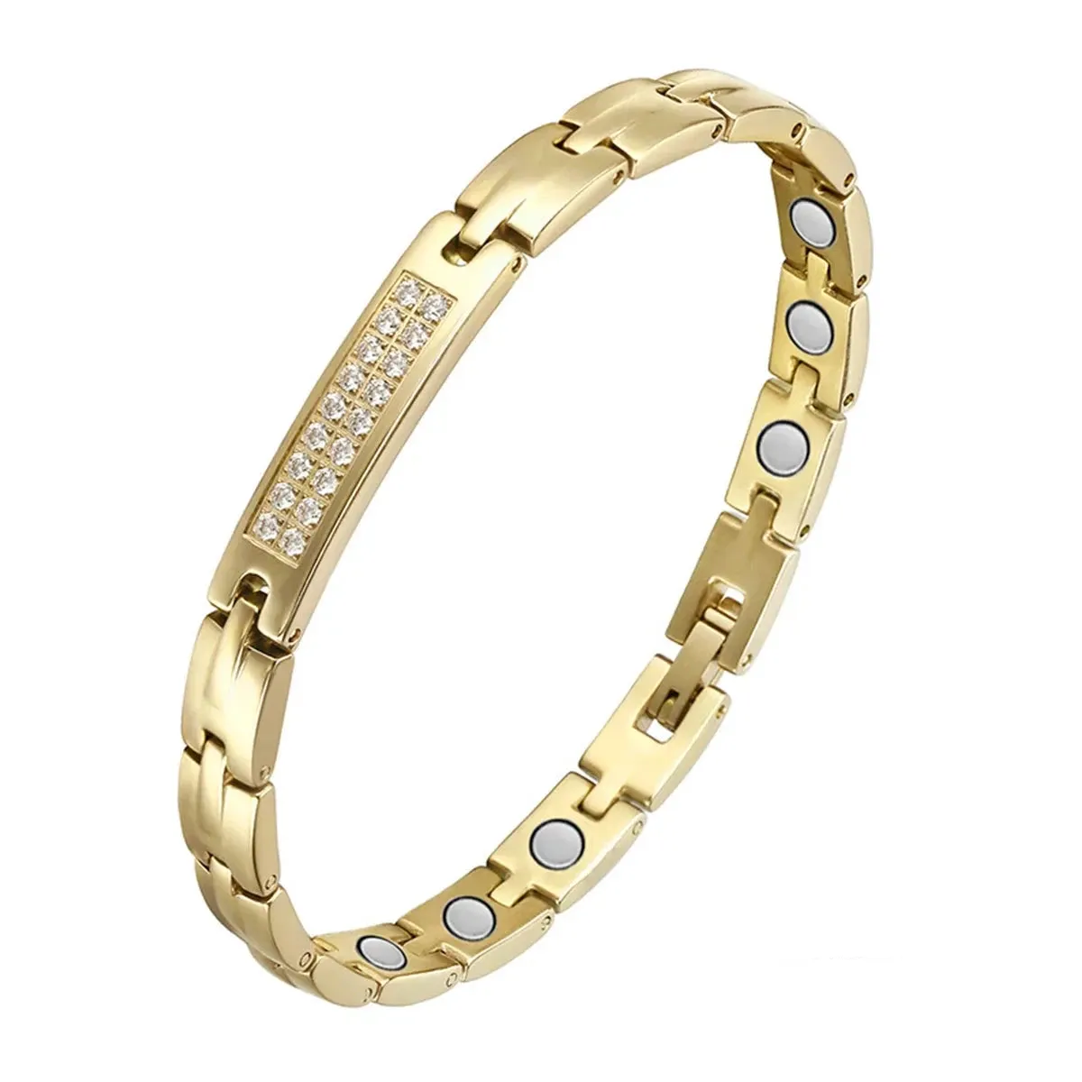 Strong Magnetic Titanium Steel Bracelets Magnetic Therapy Bracelet for men and women