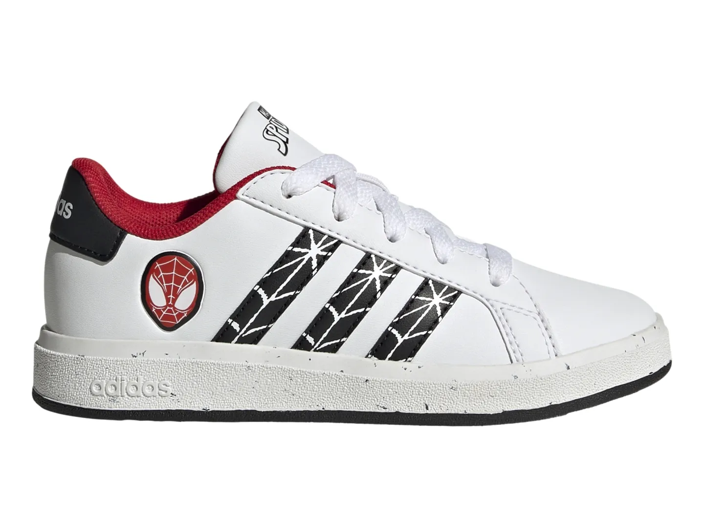 TENIS ADIDAS GRAND COURT SPIDERMAN K BLANCO PARA NIñO
