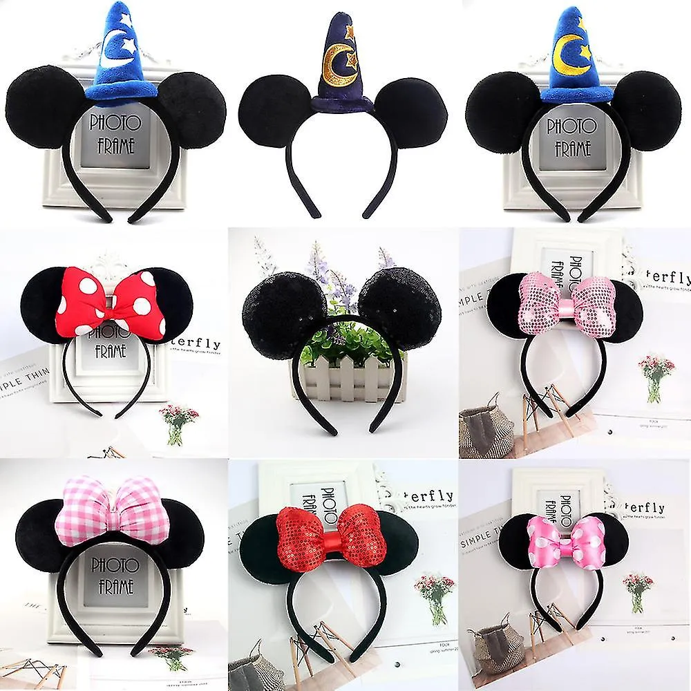 Tocado de peluche Juguetes Tocado Princesa Minnie Orejas Niñas Bandas para el cabello Diademas Regalos para niños