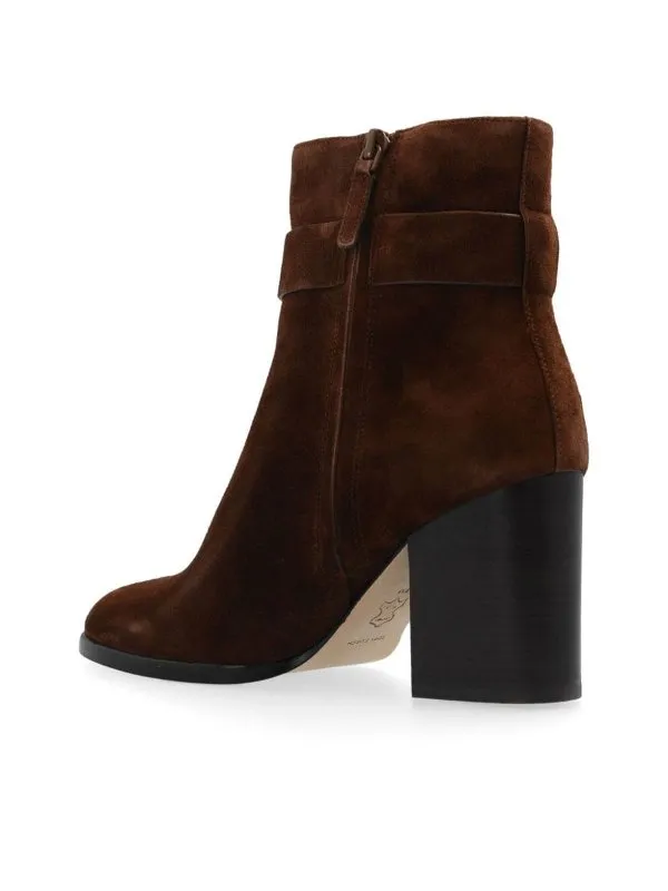 TORY BURCH BOTINES  MARRóN