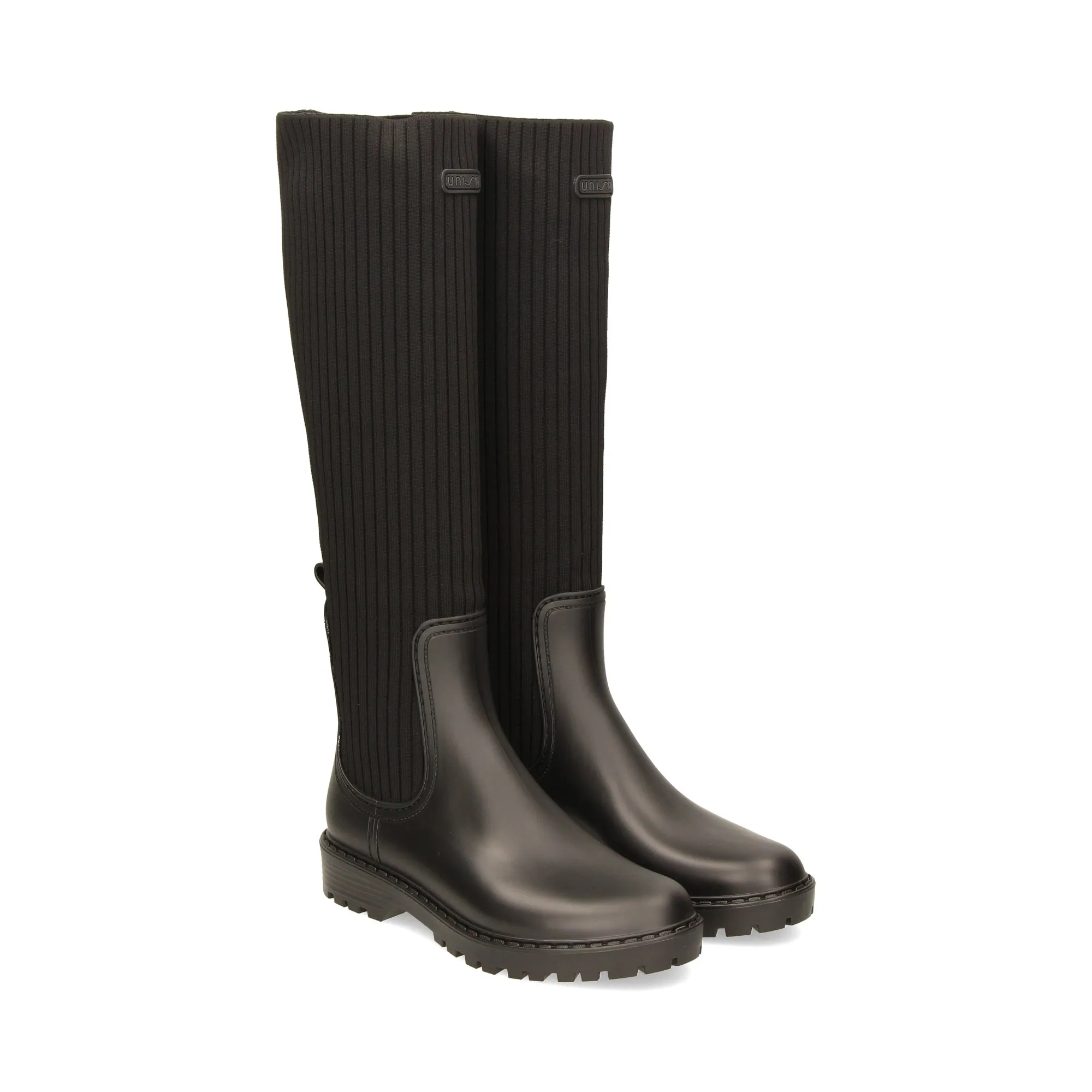 UNISA Botas planas de Mujer NEGRO