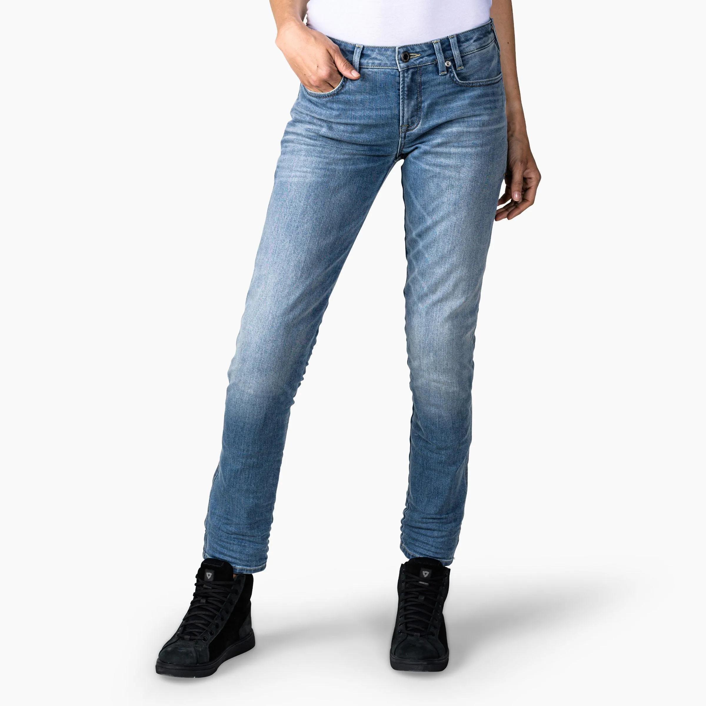 Vaquero atemporal Skinny Fit, específico para mujer, para combinar en tus salidas urbanas.
