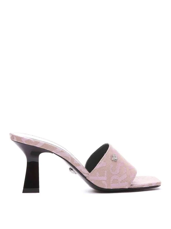 VERSACE CHINELAS  COLOR CARNE Y NEUTRAL