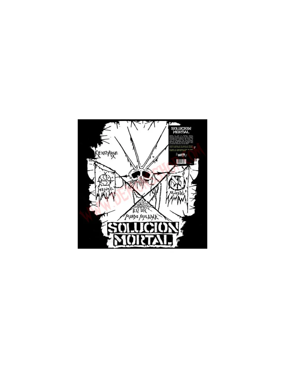 VINILO LP SOLUCION MORTAL  SOLUCION MORTAL