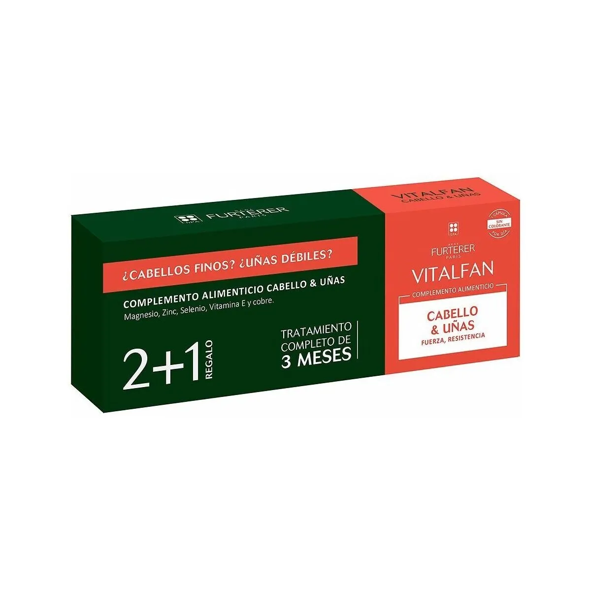 Vitalfan Vitalidad Cabello Y Uñas Lote 3 X