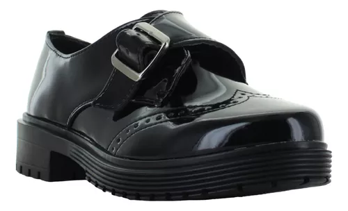 Vitalia Zapato Choclo Vestir Moda Formal Charol Mujer 89487